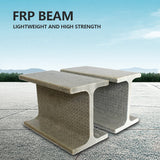 Pultruded Fiberglass Beams | FRP Structural I-Beams & H Beams