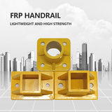 Fiberglass Handrail Systems | FRP/GRP Handrail Fittings